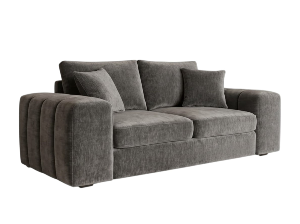 Laguna Grey Fabric 2 Seater Sofa