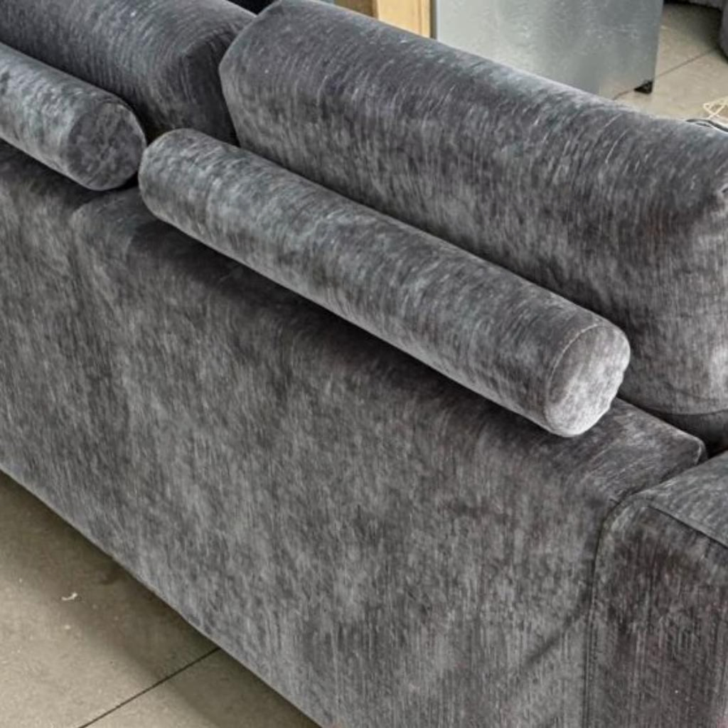 Laguna Grey Fabric 3 Seater Sofa