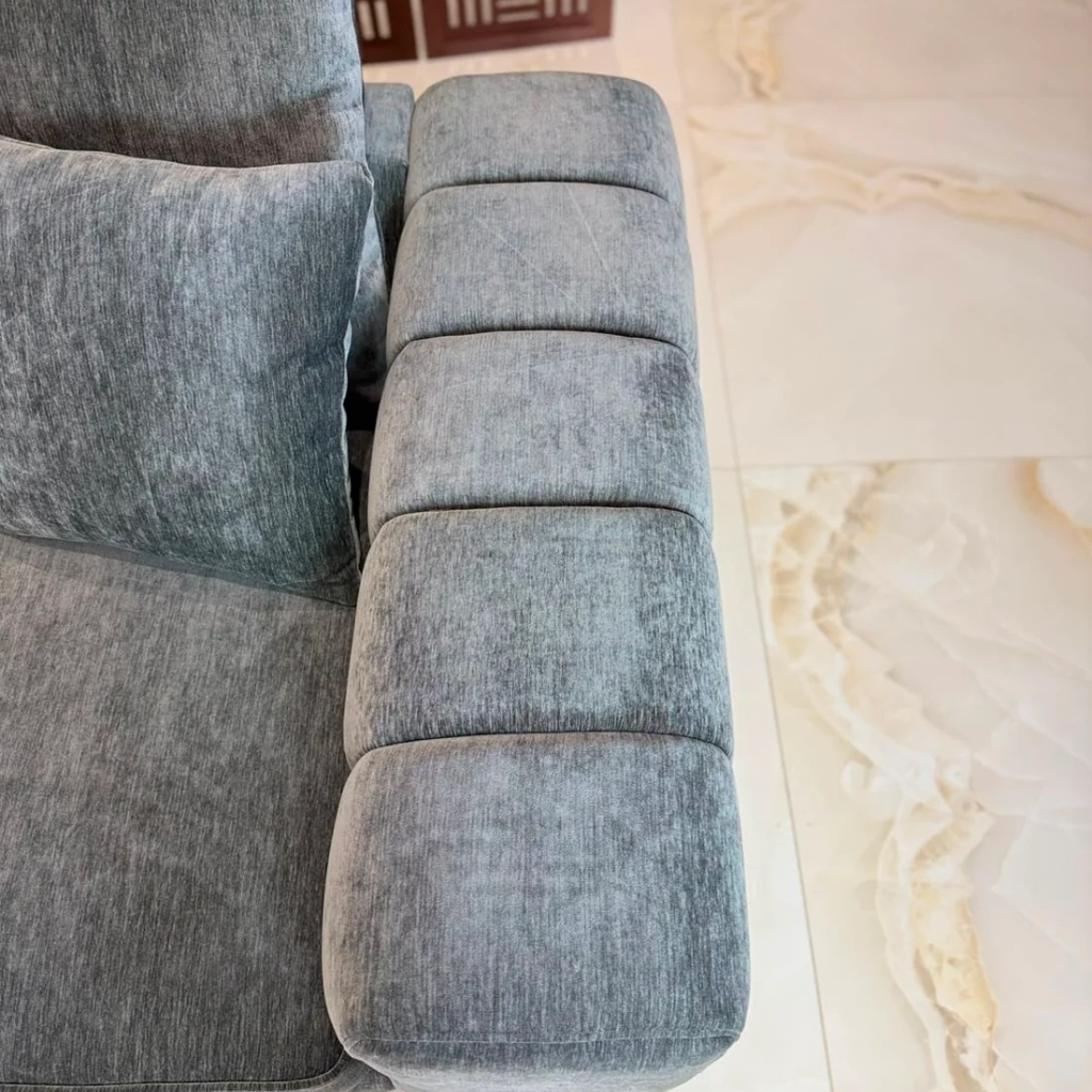 Laguna Grey Fabric 3 Seater Sofa