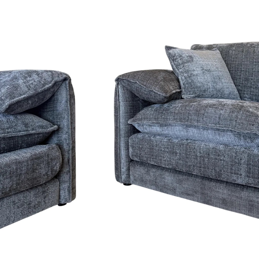 Laguna Grey Fabric 3+2 Sofa Suite