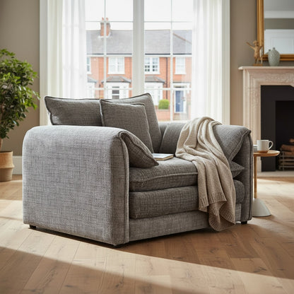 Laguna Grey Fabric Armchair
