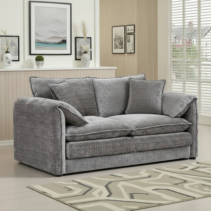 Laguna Grey Fabric 2 Seater Sofa