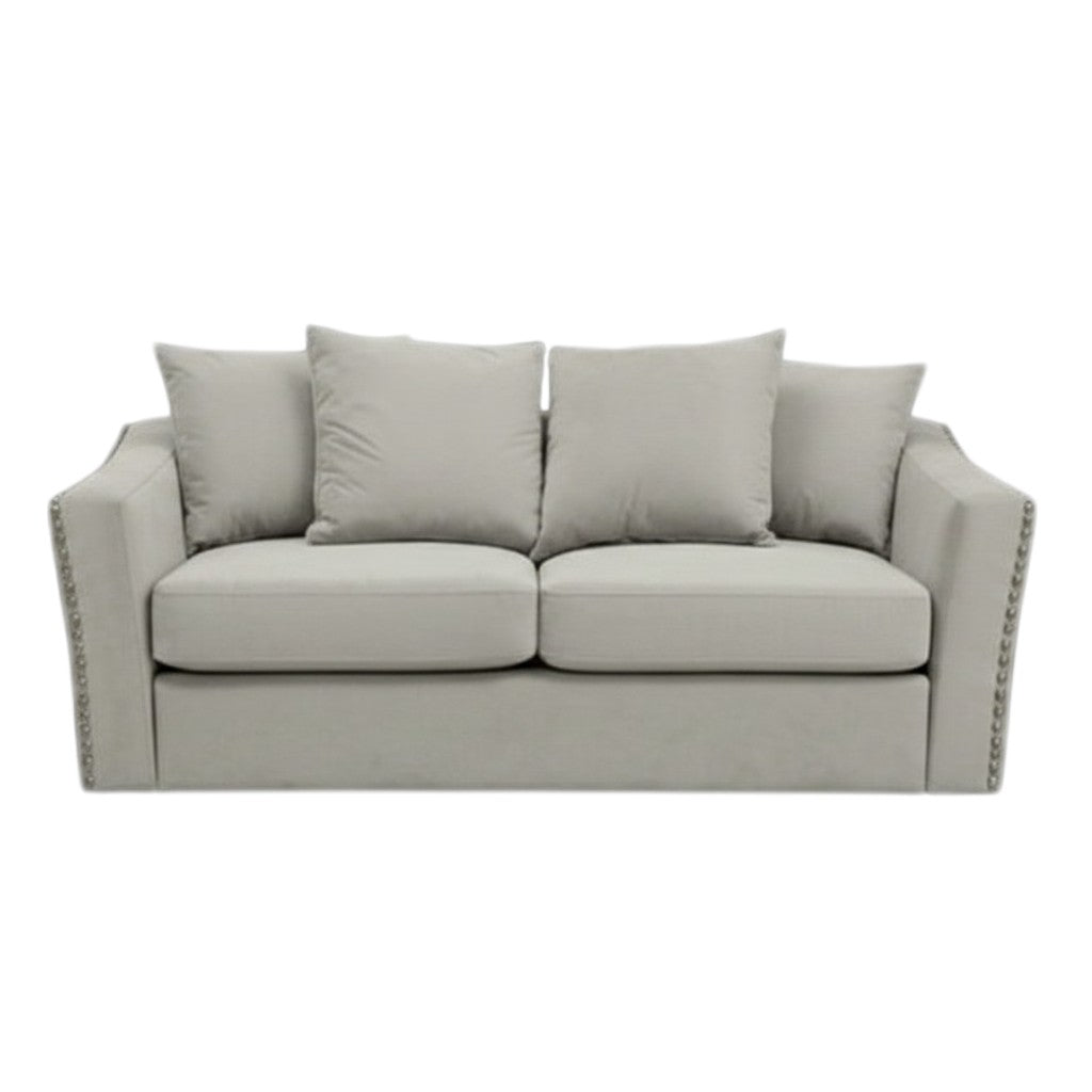 Lincoln 3+2 Seater Sofa With Scatter Back Cushion In Ebony Black Velvet Fabric