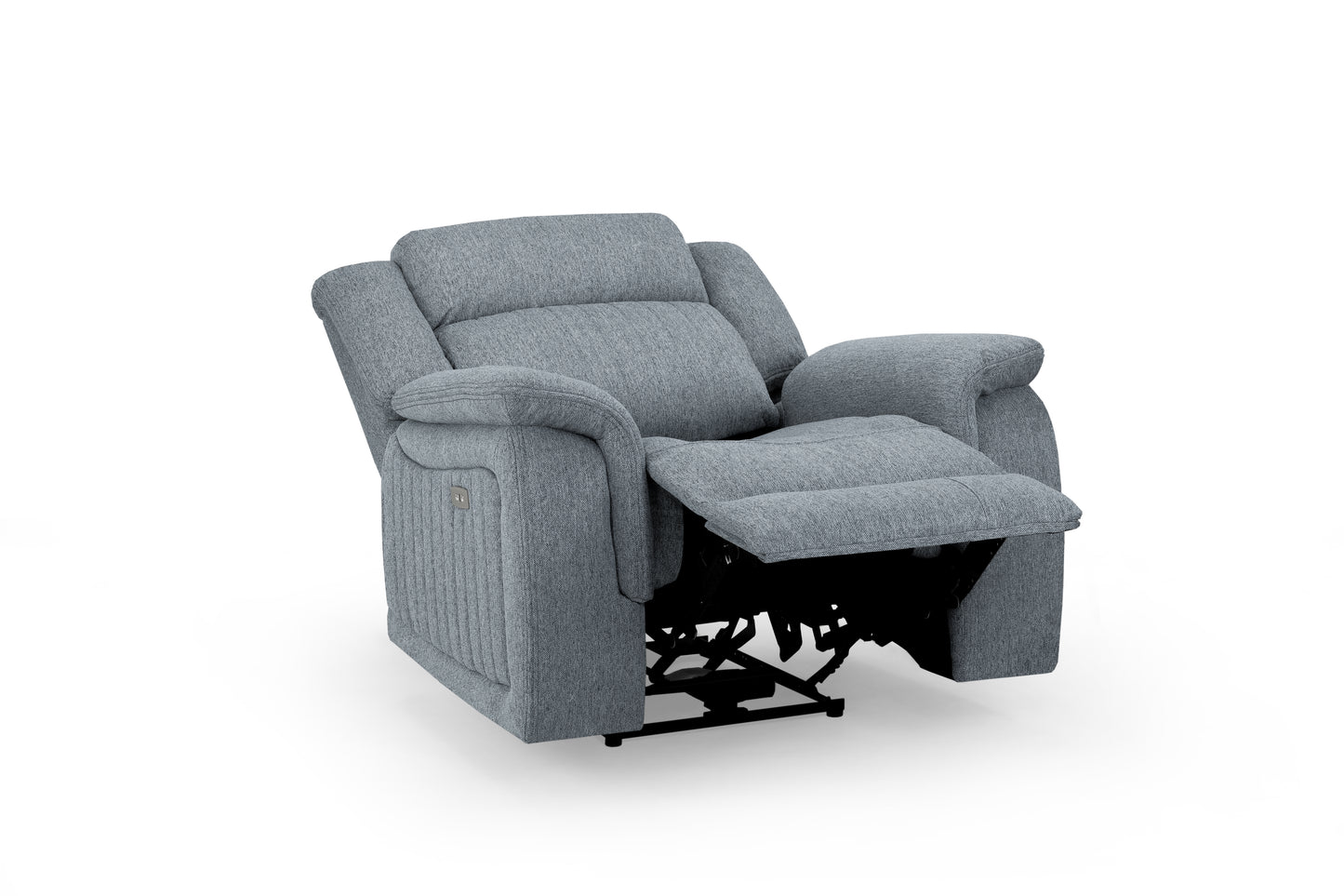 Linden Electric Recliner Sofa Grey Armchair