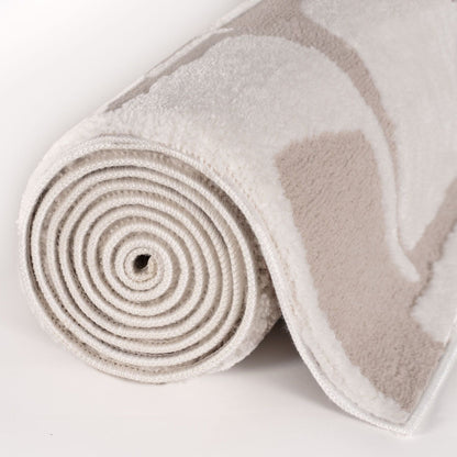 Loft Abstract Beige Rug