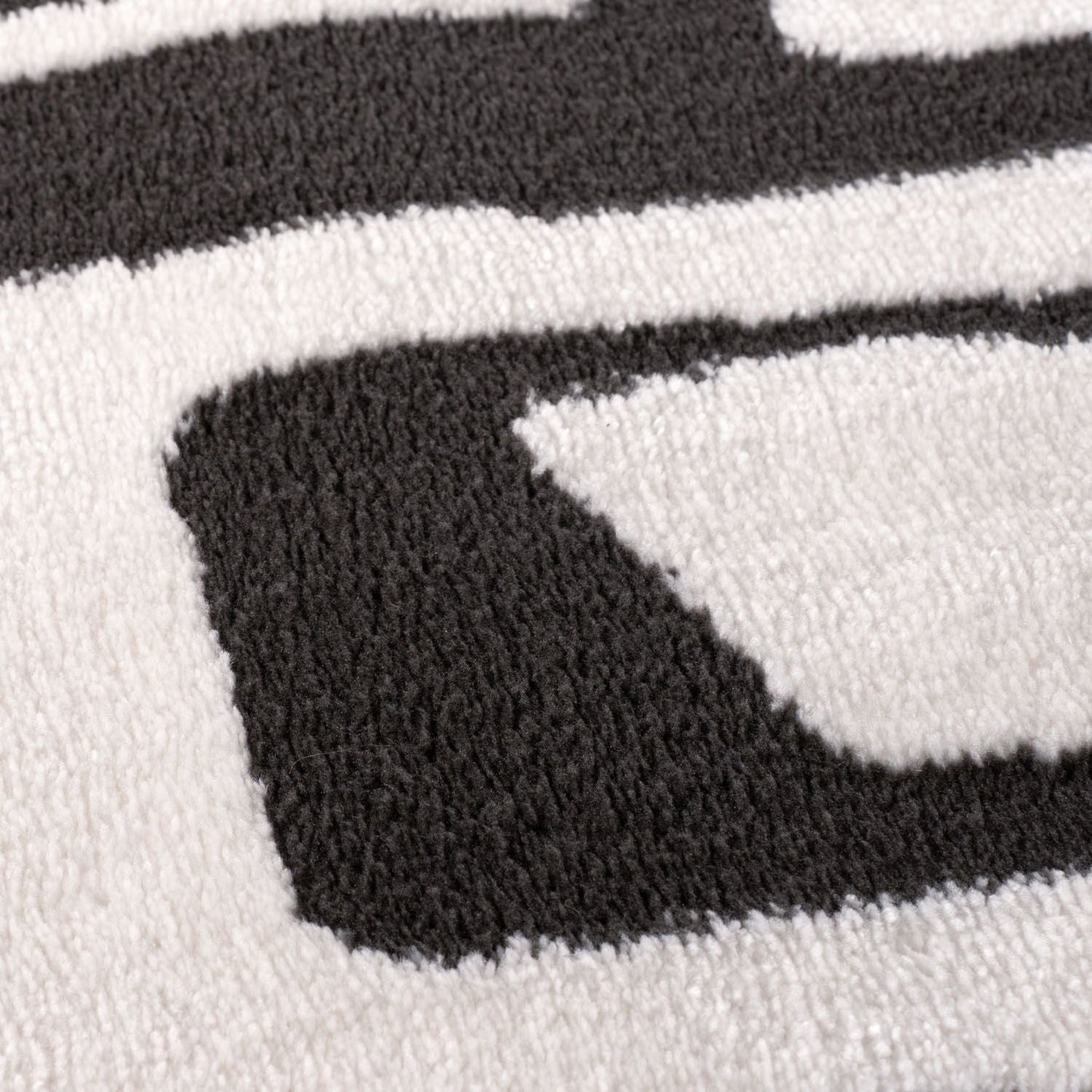 Loft Abstract Dark Grey Rug