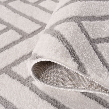 Loft Chevron Grey Rug