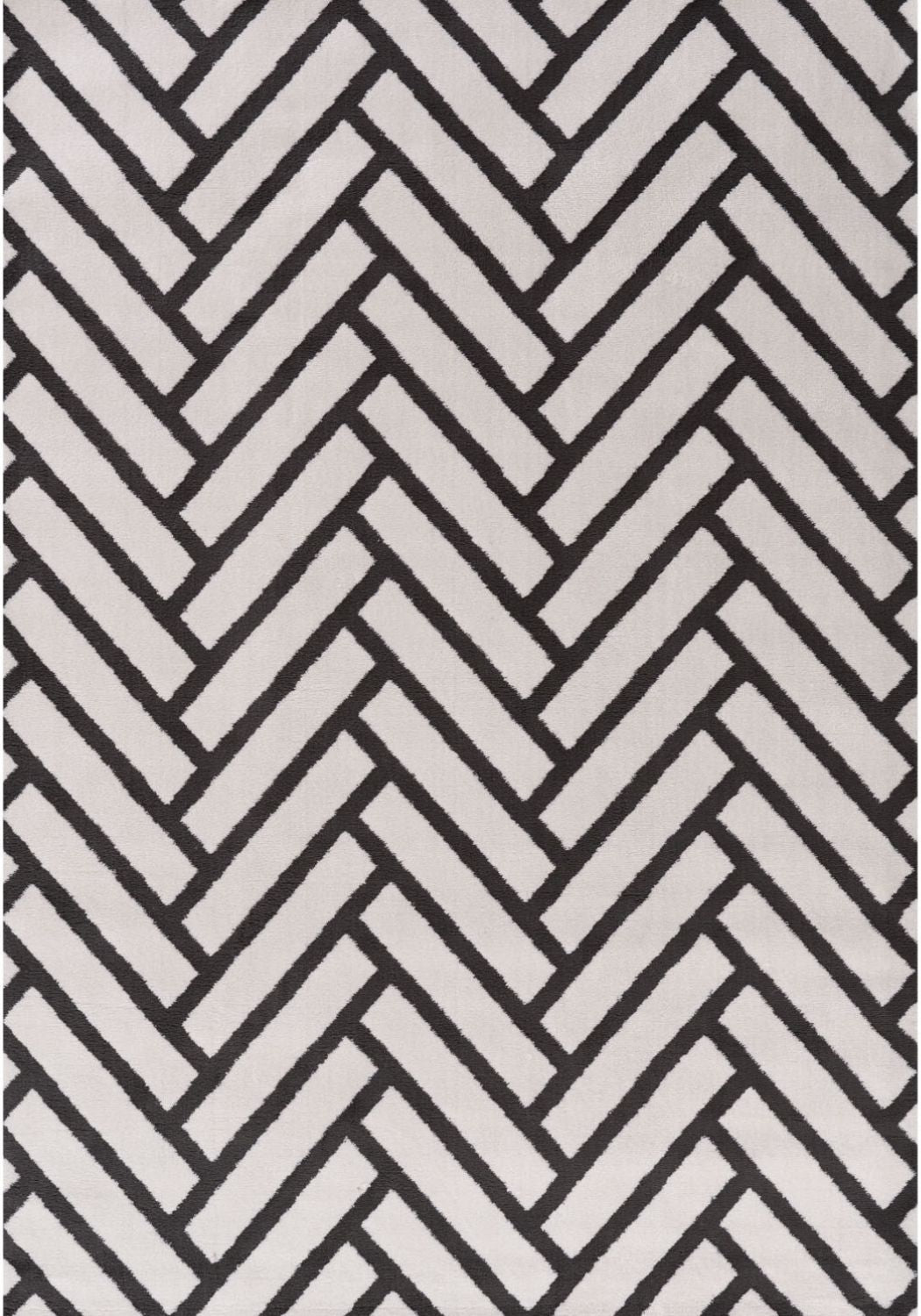 Loft Chevron Dark Grey Rug