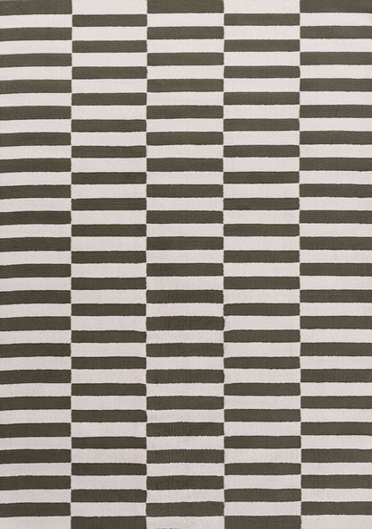 Loft Striped Green Rug