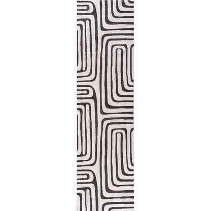 Loft Geometric Dark Grey Rug