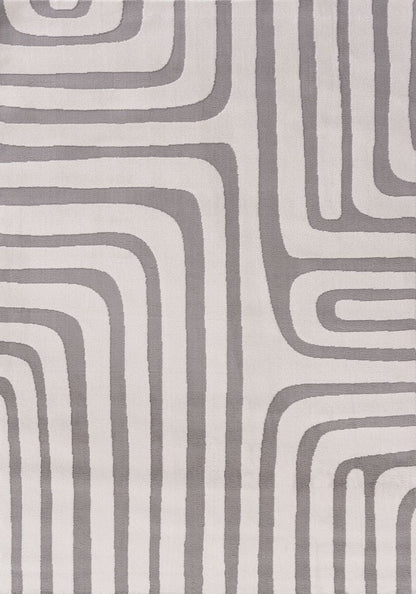 Loft Geometric Grey Rug
