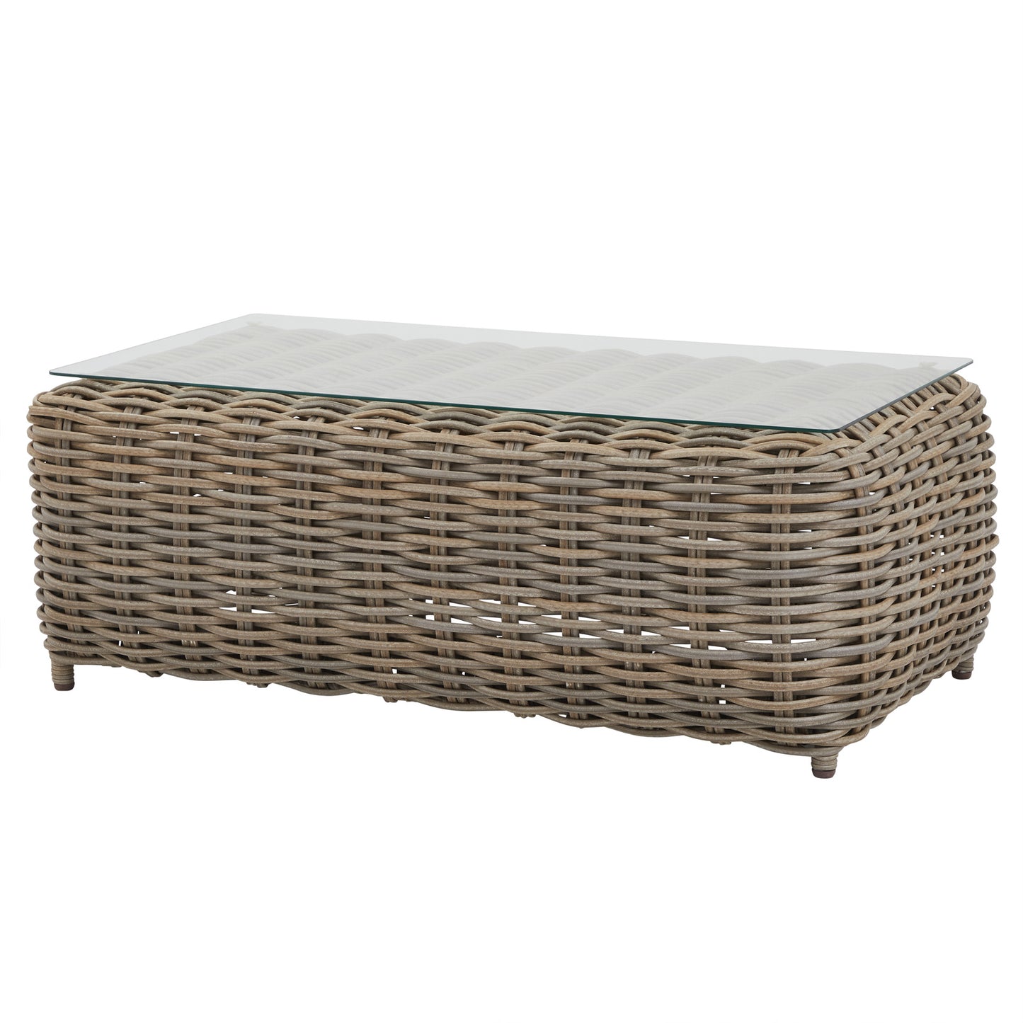Luxury Amalfi Beige Metal Frame Outdoor Five Seater Set