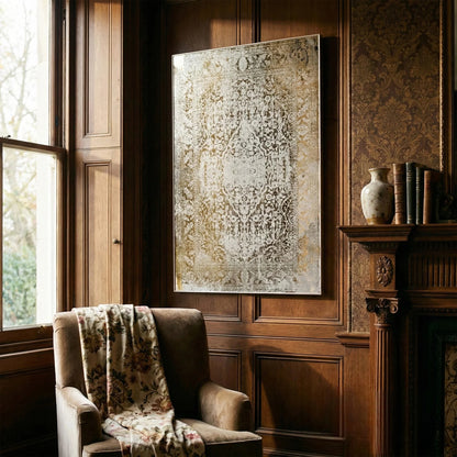 Luxury Eora 92cm x 62cm Antique Etched And Foxed Art Wall Mirror