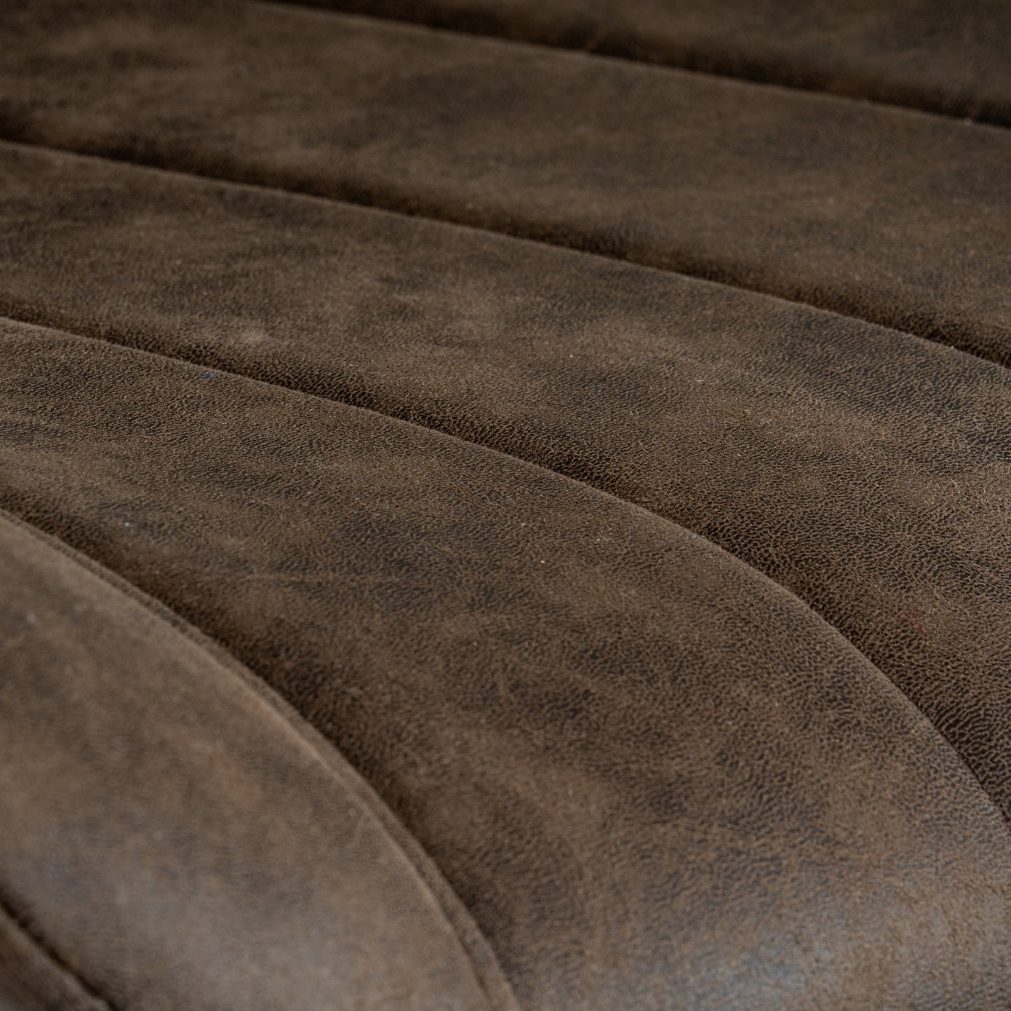 Luxury Malmo Coffee Dark Brown Fabric Swivel Dining Chair