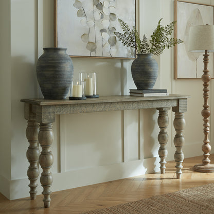 Luxury Rutland Brown Wood Console Table