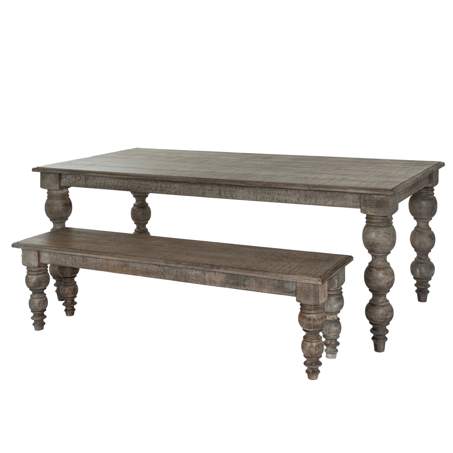 Luxury Rutland Brown Wood Rectangular Dining table
