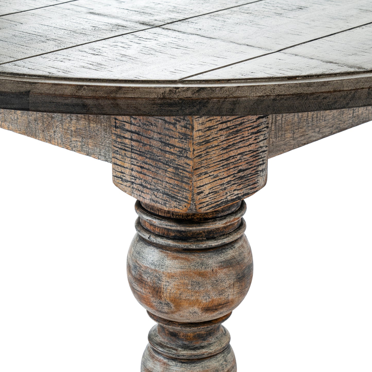 Luxury Rutland Brown Wood Round Coffee Table