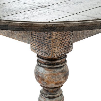 Luxury Rutland Brown Wood Round Coffee Table
