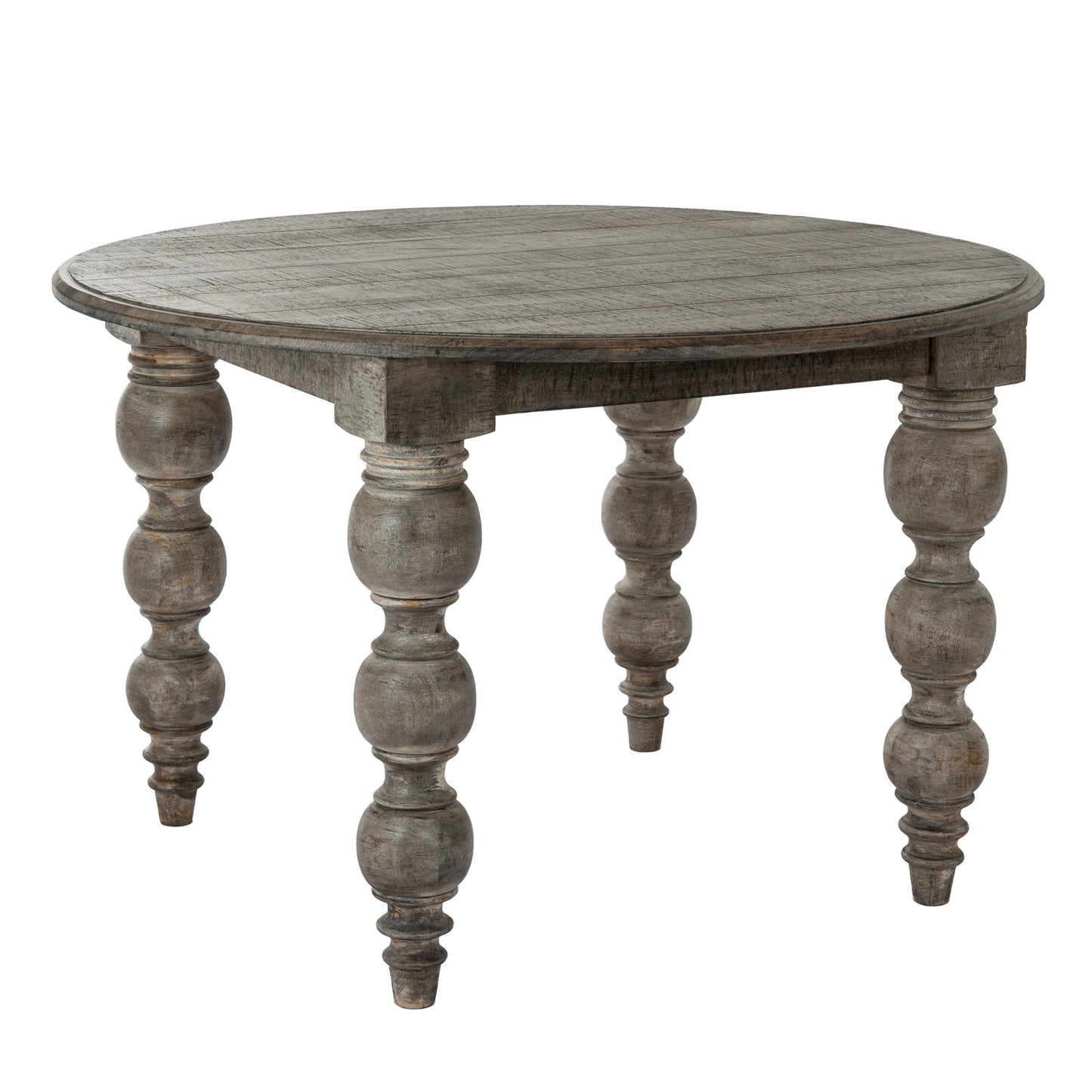 Luxury Rutland Brown Wood Round Dining Table