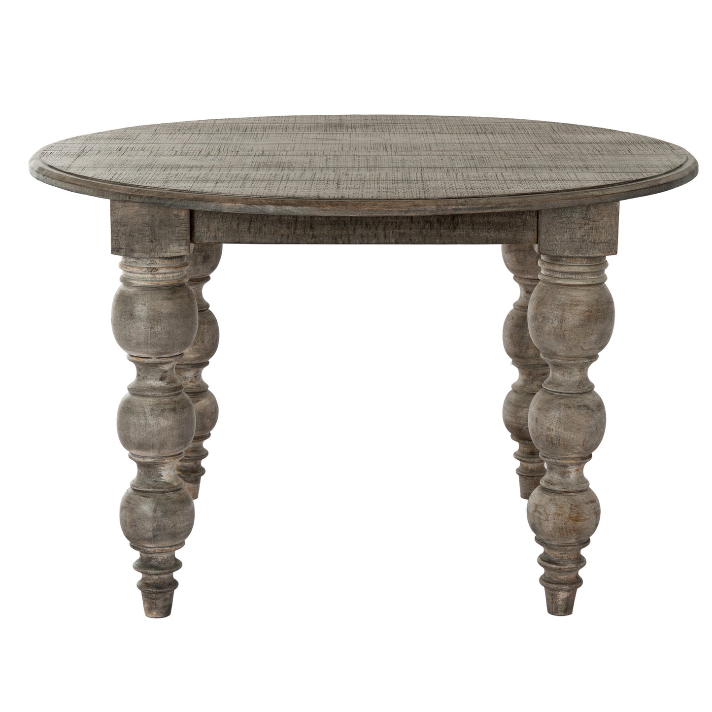 Luxury Rutland Brown Wood Round Dining Table