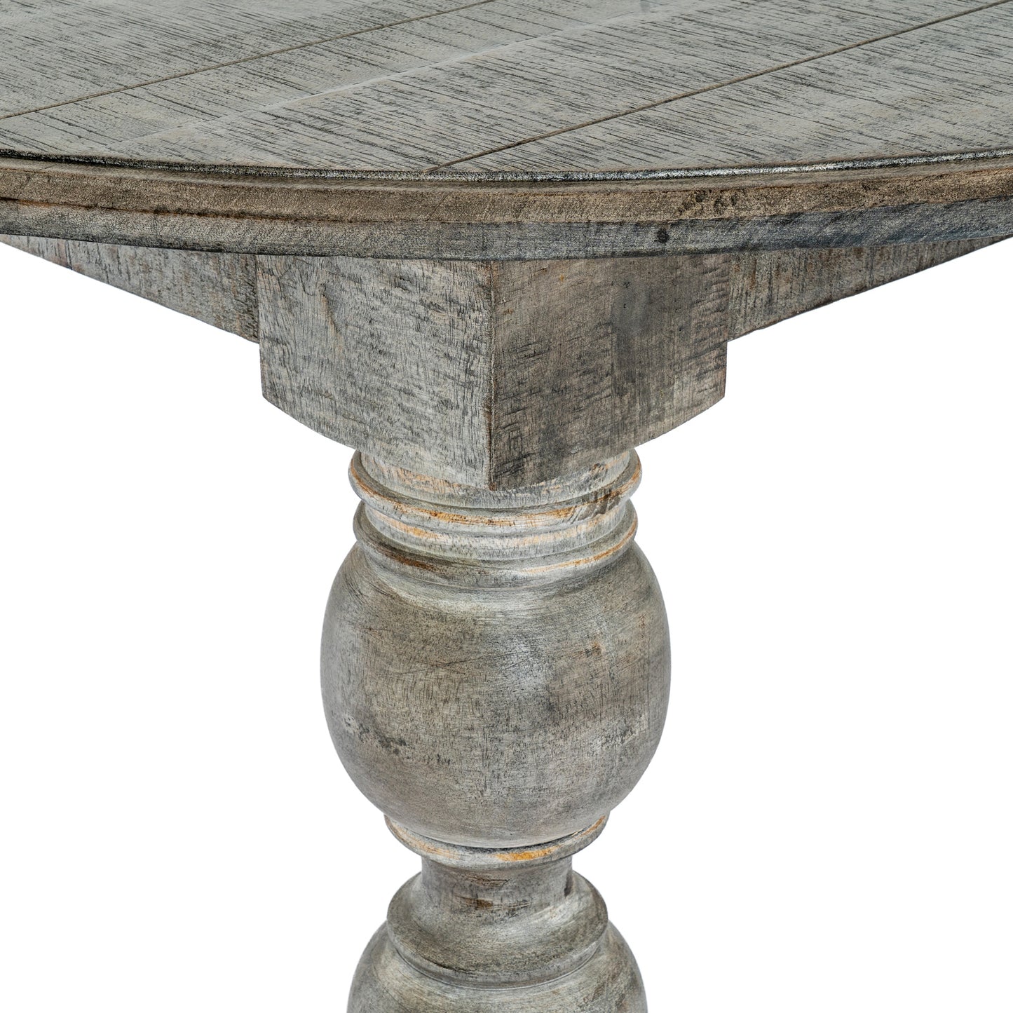 Luxury Rutland Brown Wood Round Dining Table