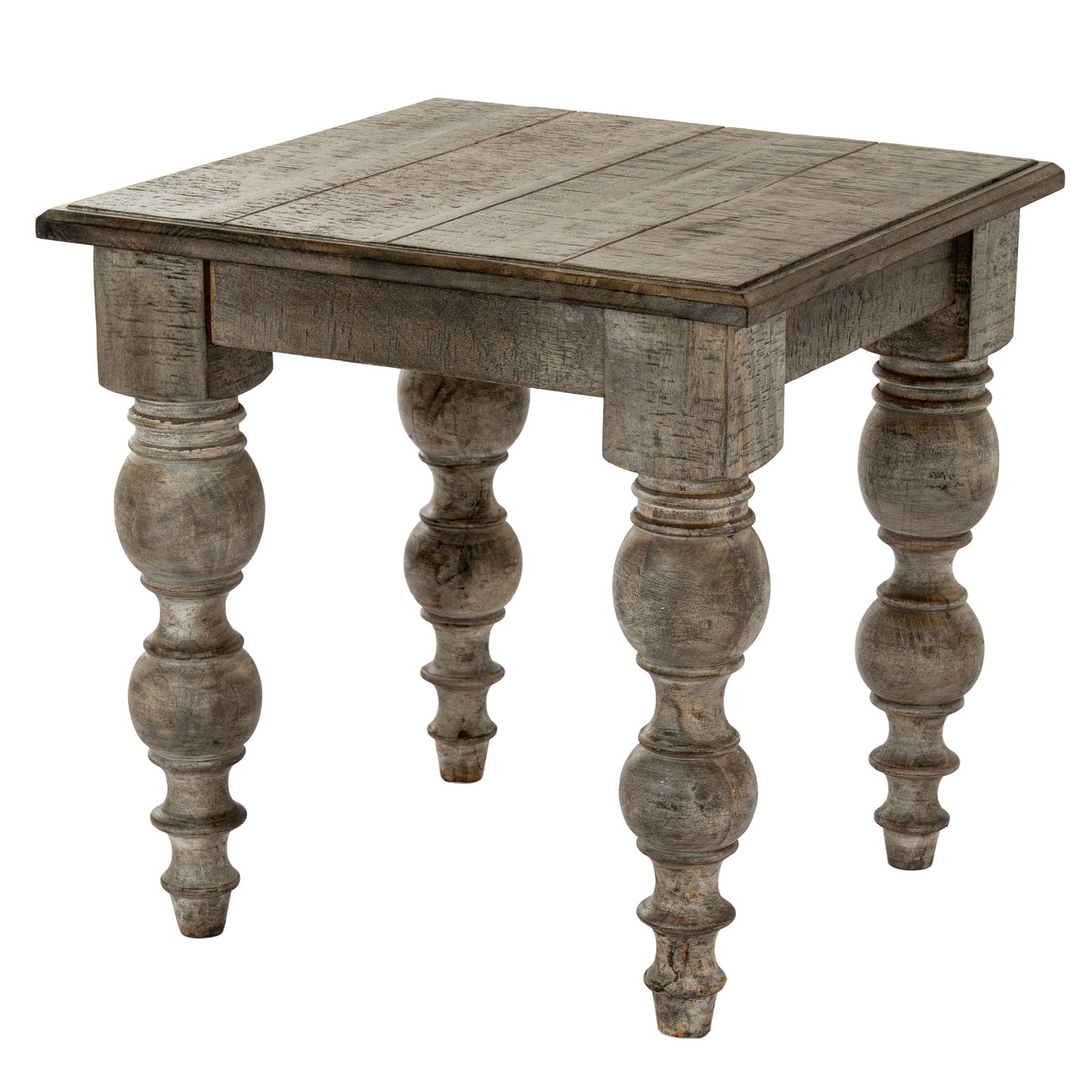 Luxury Rutland Brown Wood Side Lamp Table