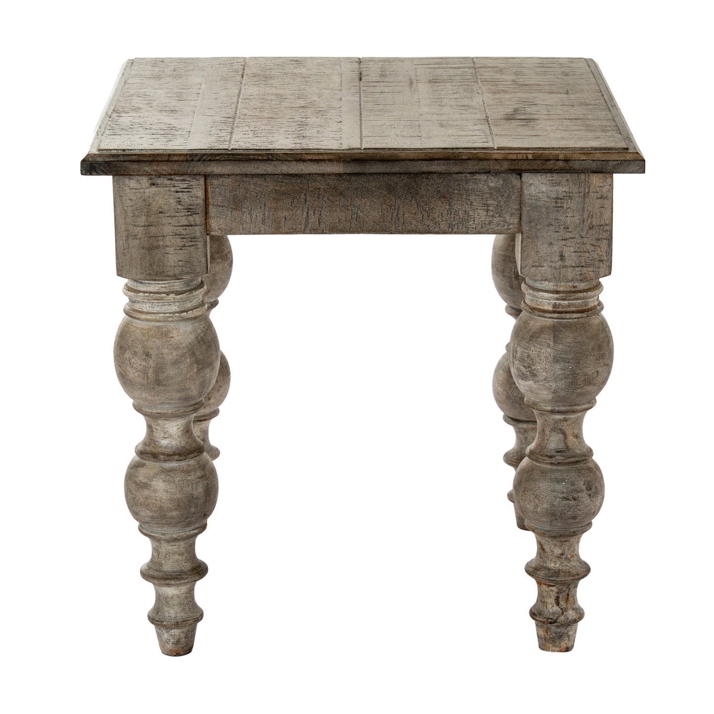 Luxury Rutland Brown Wood Side Lamp Table