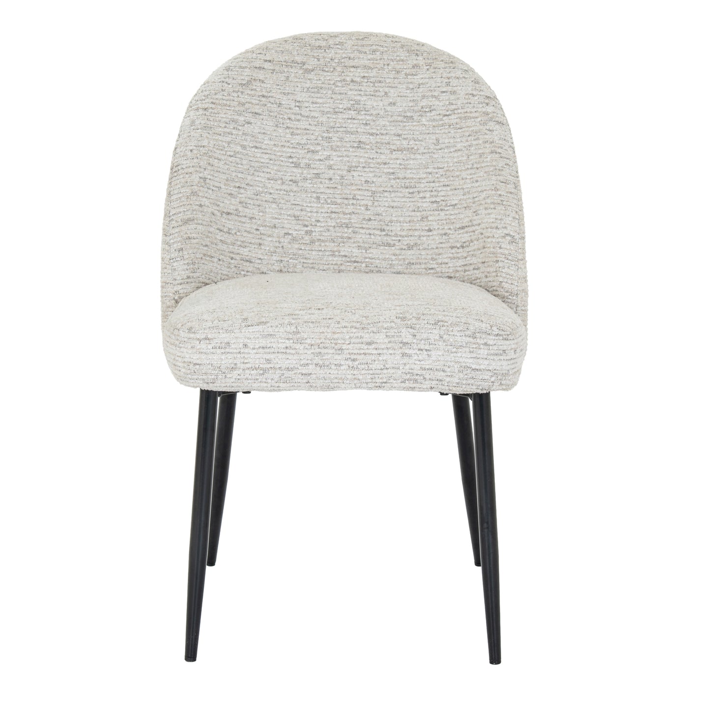 Luxury Sorelle Dining Chair In White Fabric