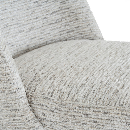 Luxury Sorelle Dining Chair In White Fabric