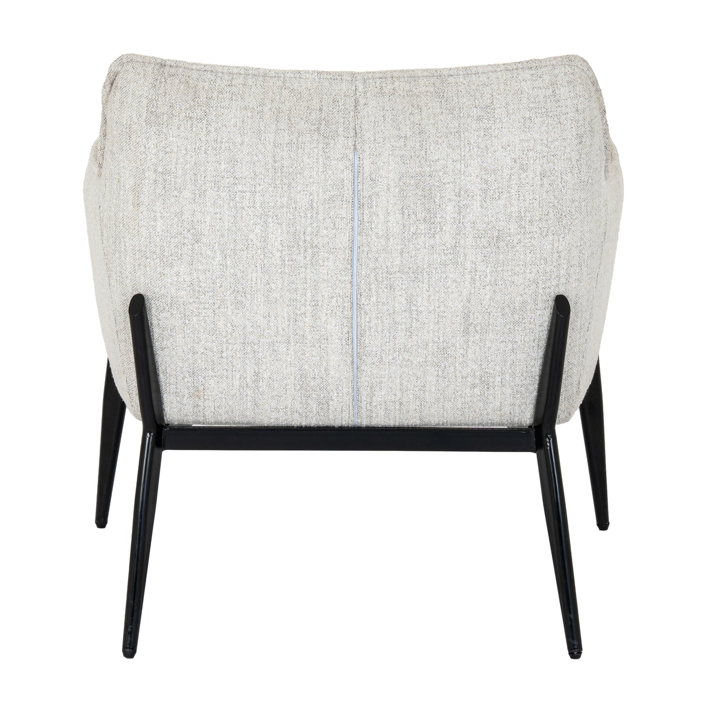 Luxury Zephra Armchair In White Fabric