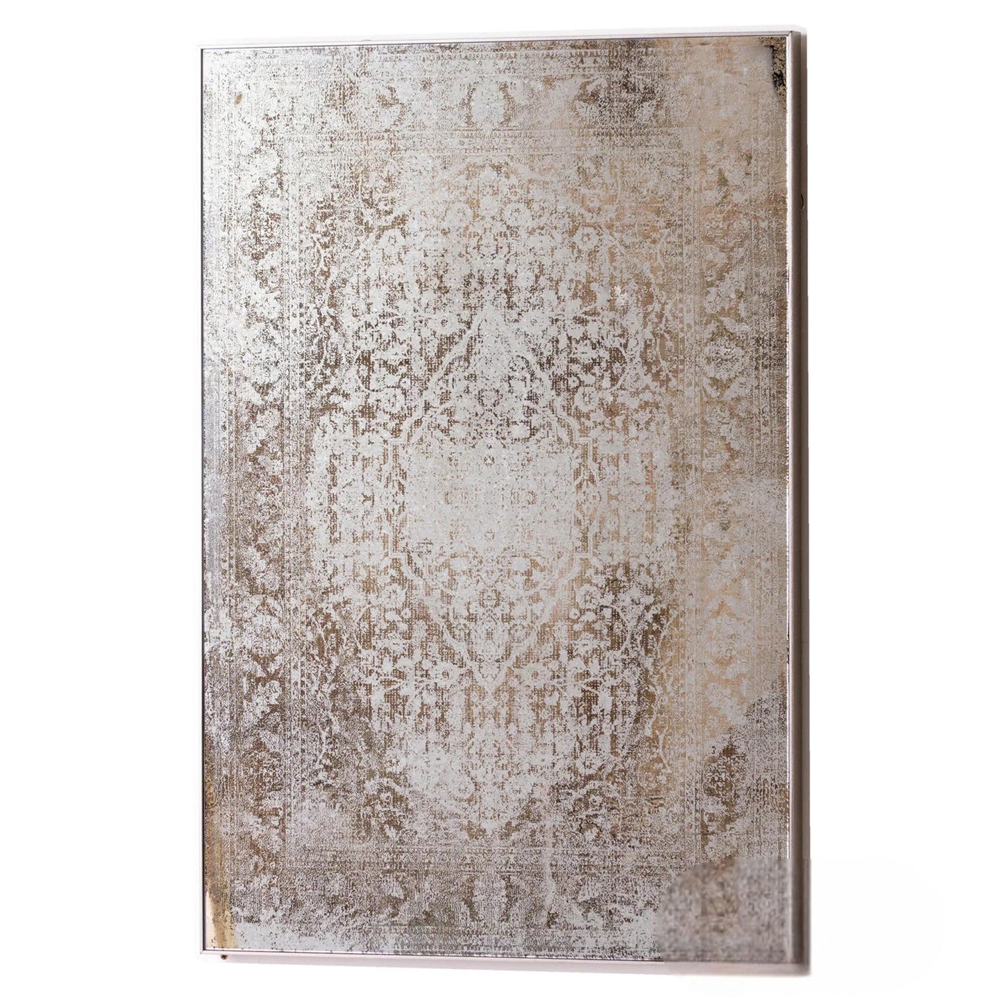 Luxury Eora 92cm x 62cm Antique Etched And Foxed Art Wall Mirror