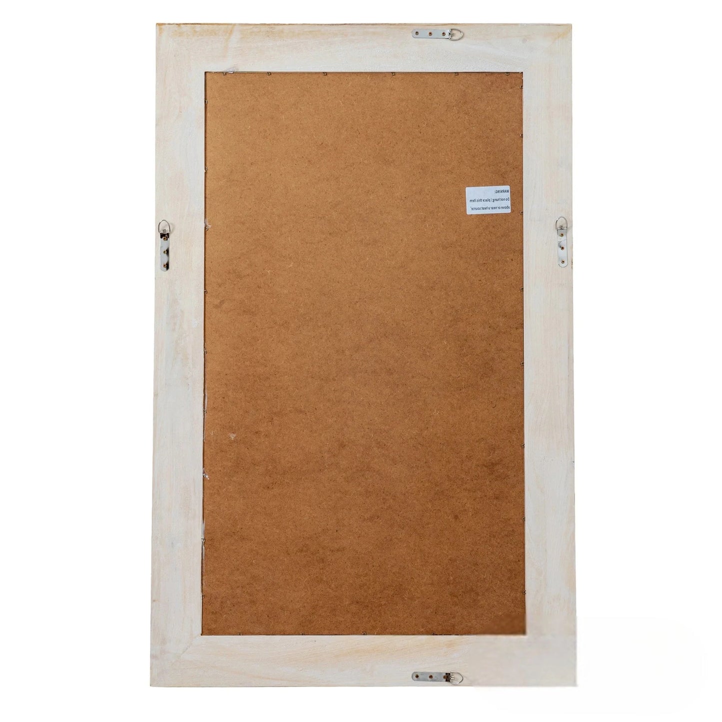 Luxury Lumi 150cm x 80cm Medium Washed Wood Stepped Frame Wall Mirror
