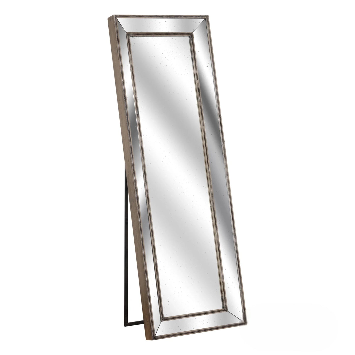Luxury Lumi 180cm Antique Gold Large Full Length Mirror With Distressed Glass