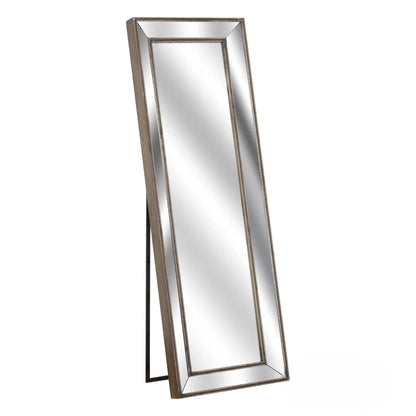 Luxury Lumi 180cm Antique Gold Large Full Length Mirror With Distressed Glass