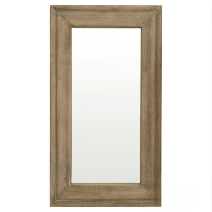 Luxury Lumi Copgrove 200cm x 100cm Large Bleached Hardwood Full Length Mirror