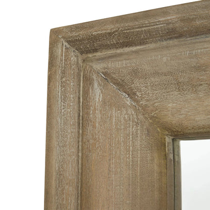 Luxury Lumi Copgrove 200cm x 100cm Large Bleached Hardwood Full Length Mirror