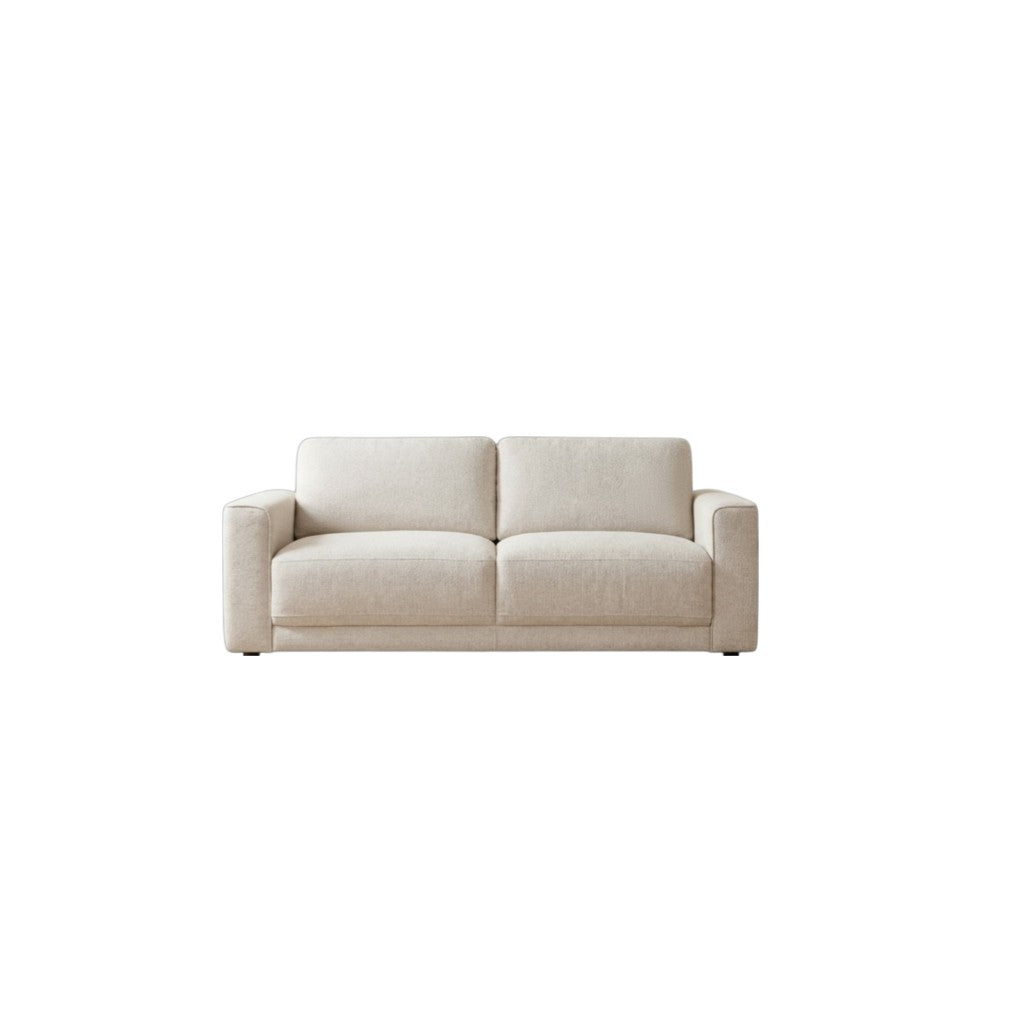 Marlow Beige Fabric 2 Seater Sofa