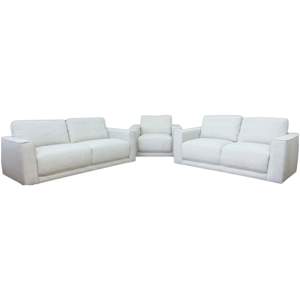 Marlow Beige Fabric 3+2+1 Sofa Suite