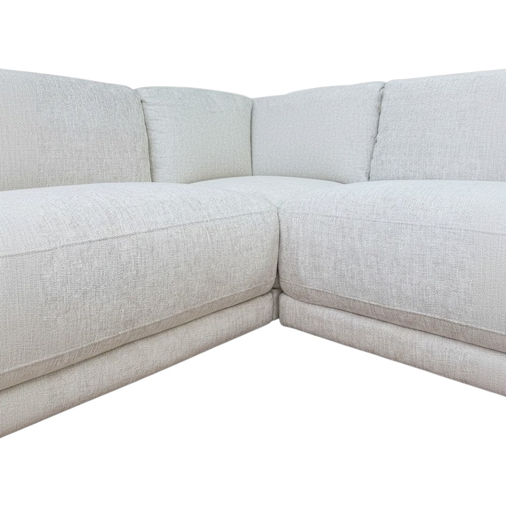Marlow Beige Fabric Large Corner Sofa