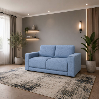 Marlow Grey Fabric 2 Seater Sofa
