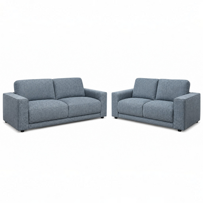 Marlow Grey Fabric 3+2 Sofa Suite