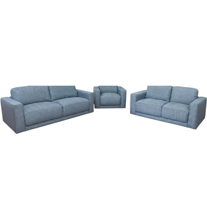 Marlow Grey Fabric 3+2+1 Sofa Suite