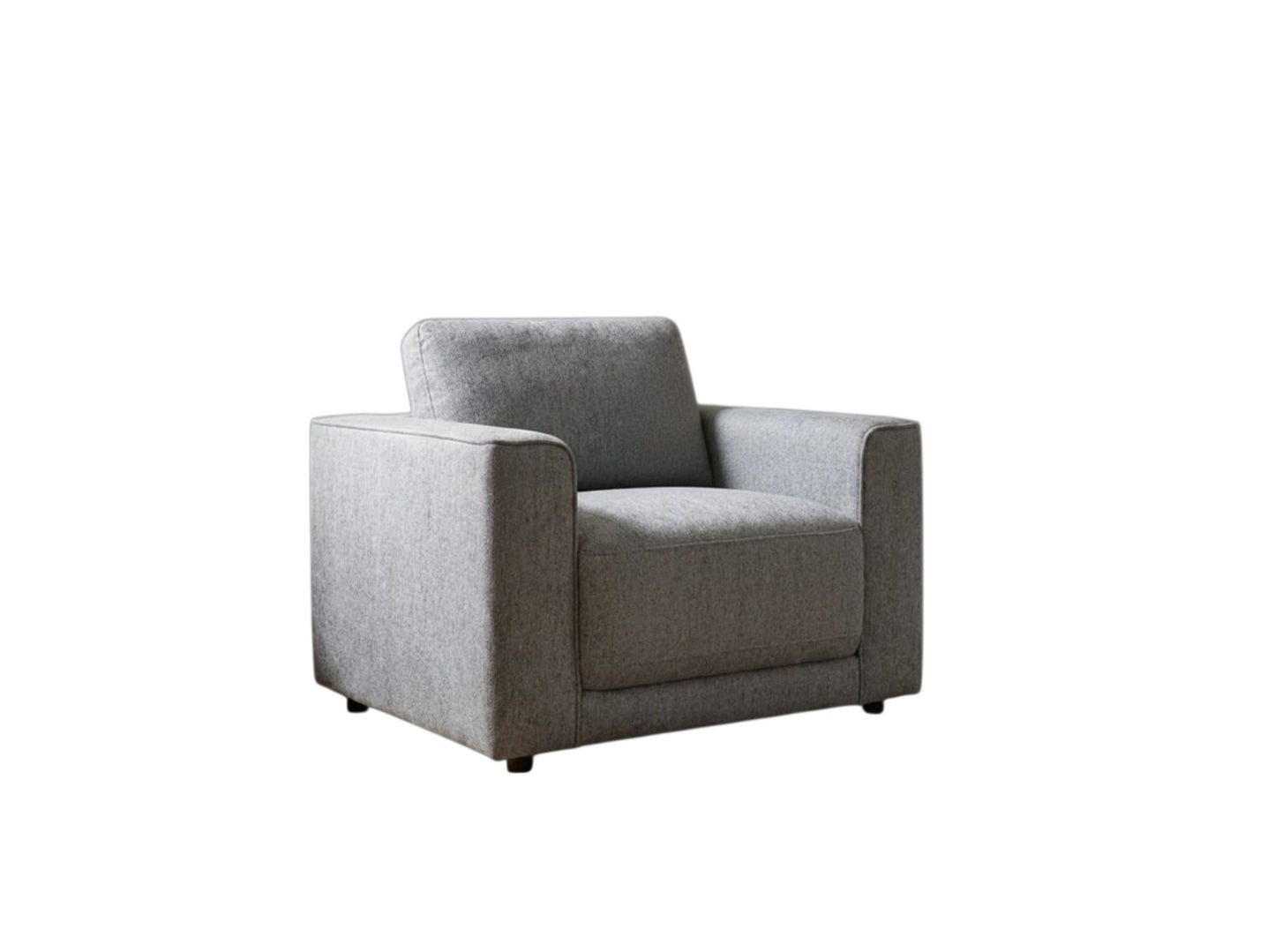 Marlow Grey Fabric Armchair