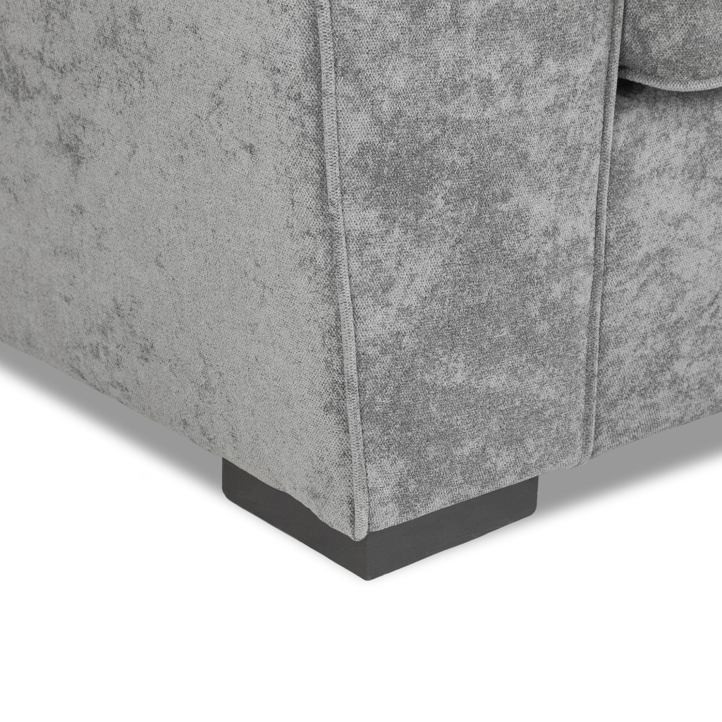 Maxwell Grey Fabric 2 Seater Sofa