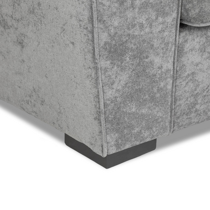 Maxwell Grey Fabric 2 Seater Sofa