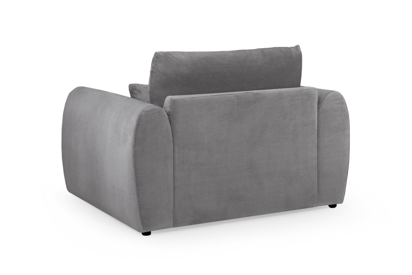Mirabel Grey Fabric Armchair
