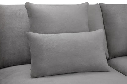 Mirabel Grey Fabric Large Corner Sofa