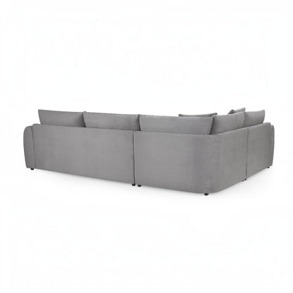 Mirabel Grey Fabric Left Hand L-Shape Corner Sofa