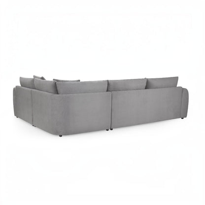 Mirabel Grey Fabric Right Hand L-Shape Corner Sofa