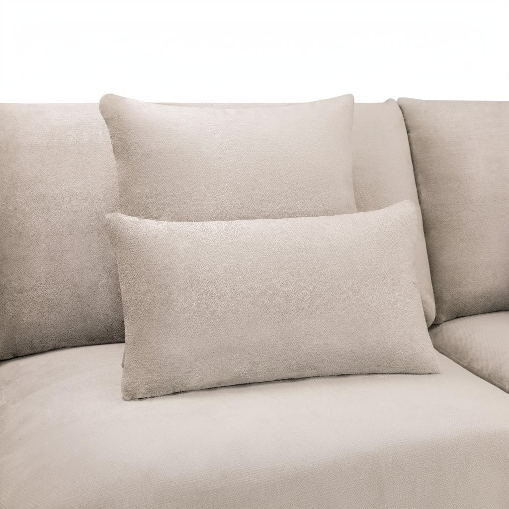 Mirabel Mocha Brown Fabric Right Hand Facing Corner Sofa